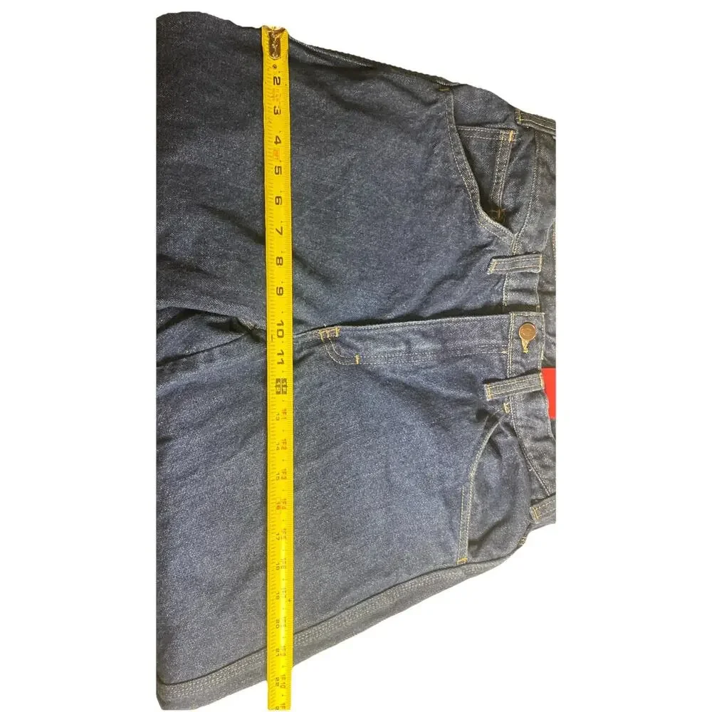 Dickies FR 2112 Jeans Mens 32X26.5 Flame Resistant Dark Wash Blue Denim RU900RNB